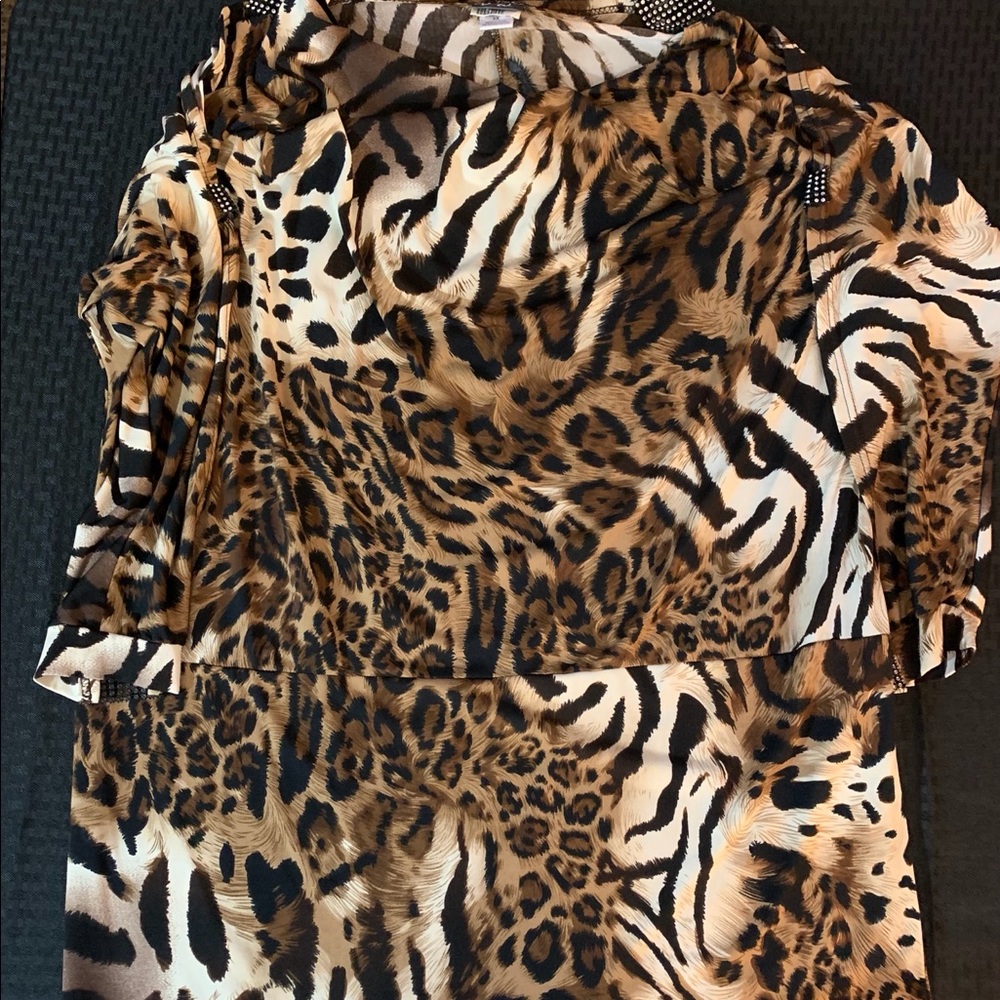 Animal print dress